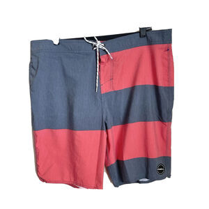 O'Neill Shorts Mens Size 38 Red Board Swim Athleisure Spring